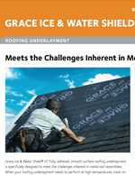 Grace Ice & Water Shield® brochure